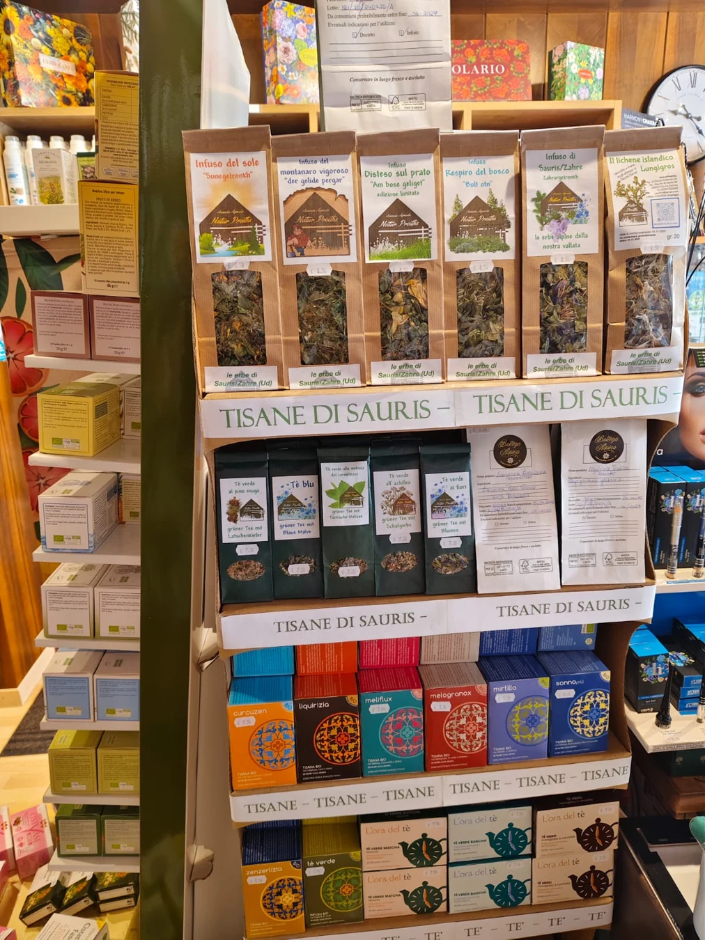 Le tisane di Sauris presenti in bottega
